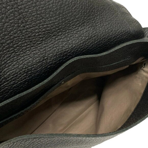 Auth BOTTEGA VENETA Cervo 221065 Black Leather Shoulder Bag - Picture 12 of 15
